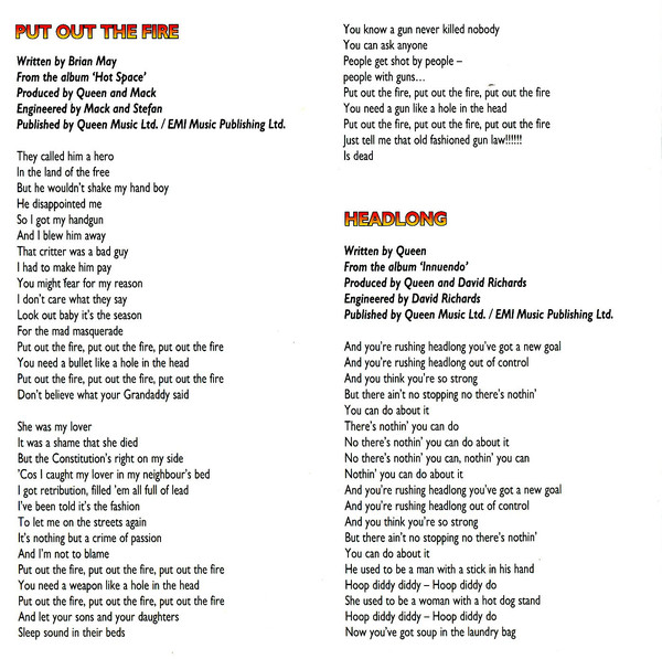 Queen  Queen Rocks : Booklet12